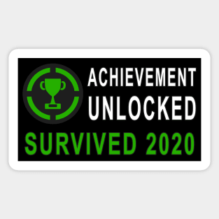 Achievement Unlocked - Survived 2020 Sticker